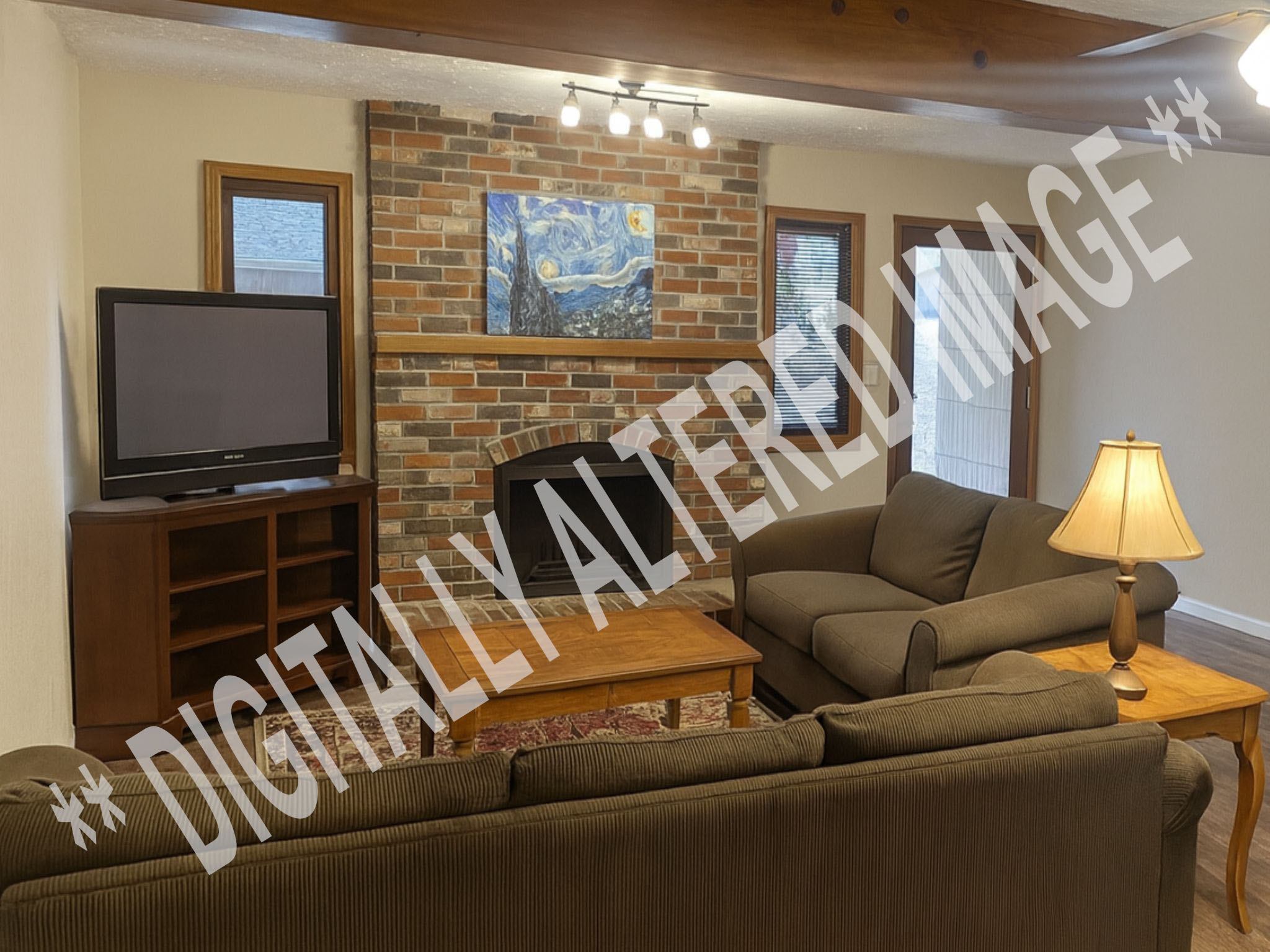 Living Room Digitally Altered